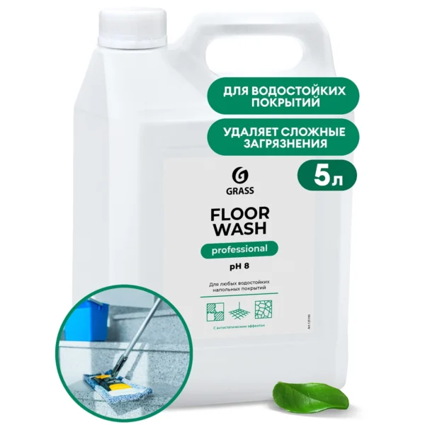 Нейтральное средство для мытья пола "Floor wash" (канистра 5,1 кг