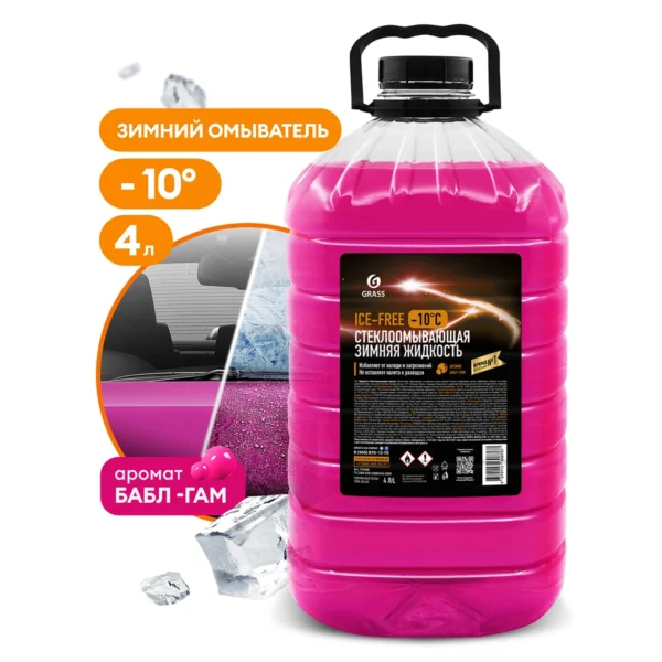 Жидкость стеклоомывающая "Ice-Free" - 10 °С (канистра 4л)