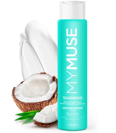 Беcсульфатный укрепляющий шампунь